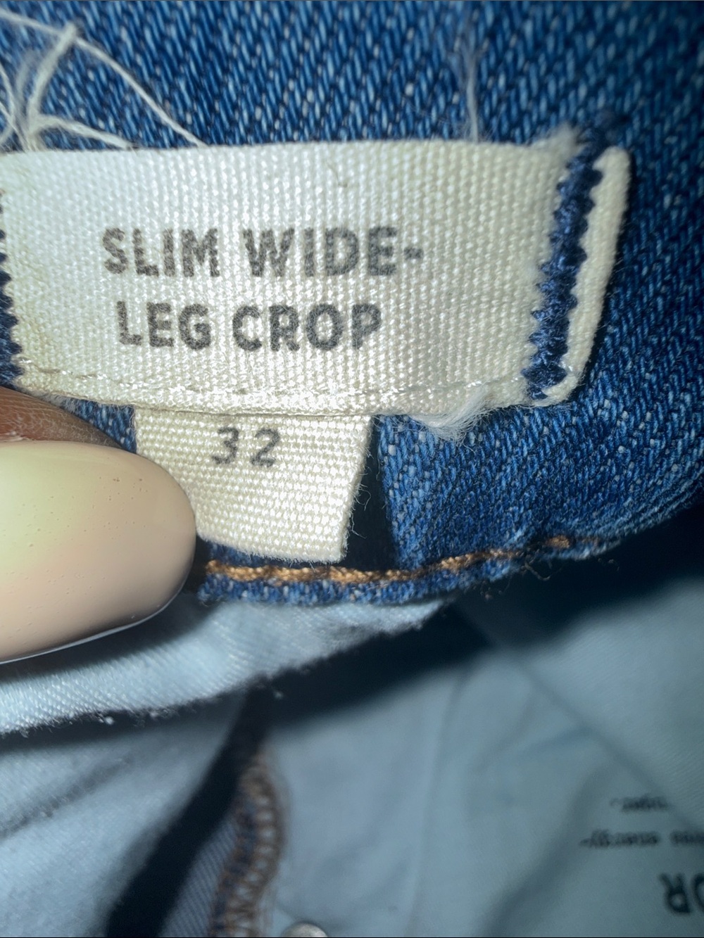 Madewell Light Blue Wide-Leg Jeans - Picture 3 of 5